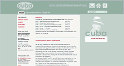 Desktop Screenshot of cuba-arbeitslosenberatung.de